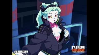 Edgerunners Cyberpunk 2077 Rebecca Animated Suoiresnu Webm Pornography
