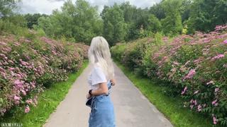 المشي مع المني في ملابسي الداخلية بعد الجماع في حديقة عامة