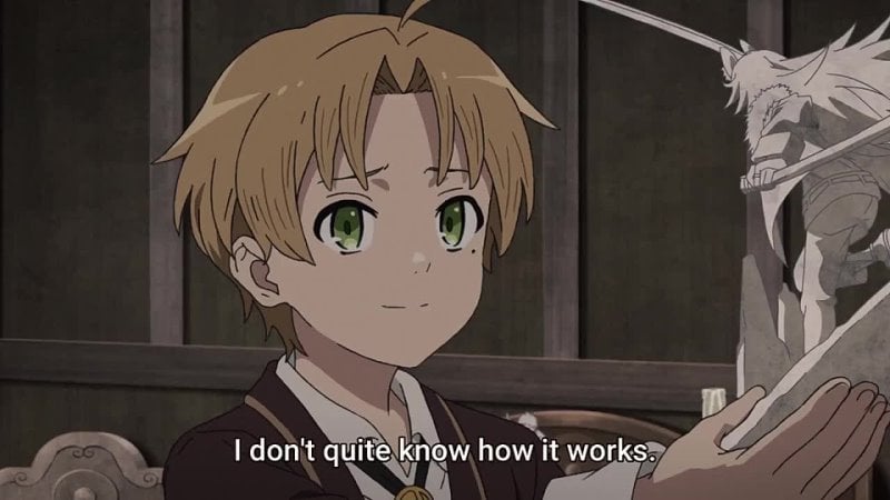 Ghislaine dedoldia and rudeus greyrat mushoku tensei drawn by kamuo