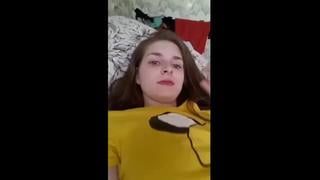 A young student and a camera Periscopal Camera. She communicates on intimate topics shows her sisya pussy Popka undresses tells her sex 