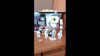 [orange brick cat 😺] lego skeleton army part 1 #lego
