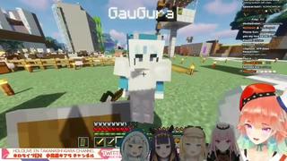 [aebel] calli is jealous when kiara flirting with gura