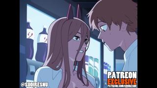 Strength Chainsaw Fellow Hentai хентай Cartoon анимация [4k] (by Suoiresnu)