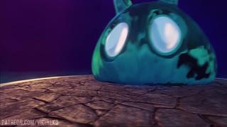 Hu Tao And Slime \/ Hu Tao X Slime 