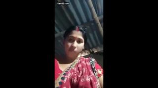 Desi indian slut milk tanker hindu whore stripping saree topless huge heavey breasts pressing boobs nipples pussy showing record