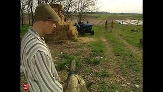 Sex on the farm (farm) with Russian translation 