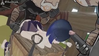 Hilichurls orgy full animation