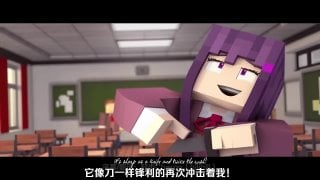 【zamination】just monkia(只有monika) ‖ ddlc我的世界音乐动画（双 monika(av73656781,p1)