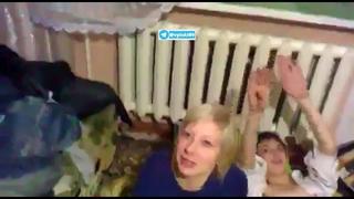 Ебля на вписке, домашнее порно, молодые студенты трахаются по пьяни