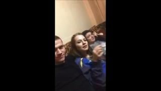 Выебал пьяную на вписке развёл на камеру молодую раком вписке студенты русское порно