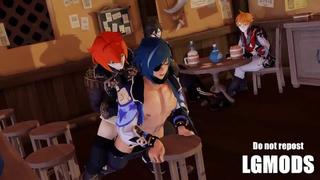 Dilyuk harshly fucks Kayu 