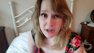 Begs son to finish in mom 