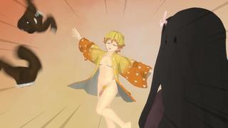2d Anime Porn Nezuko And Zenitsu Greatm8 1080p Demon Slayer