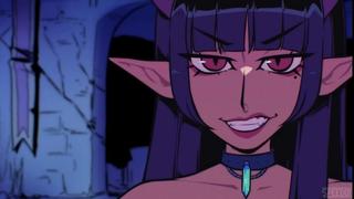 Lithia succubus conquered by speedosausage 2d short porn animation hentai femdom demon girl