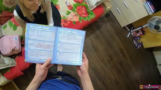 The Russian asshole was burning at his sister