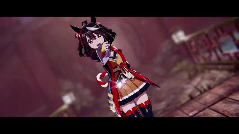 【uma musume mmd／60fps】kitasan black【桃源恋歌】