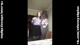 Young girlfriends came after class and went on periscope to fool around [periscope, flashes]