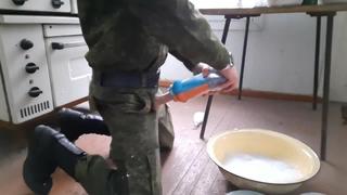 Sex toys 11 Russian soldier fucks a homemade vagina 