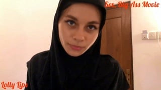 Lolly lips muslim girl teen hijab sex, big ass movie