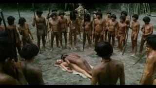 The Tribe Of The Savages In Turn The Young White Girl (let Them In A Circle, Hot In Turn, End In A Crowd In One, Sex Savages) 