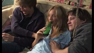 The Young People Drove A Classmate And Fucked Her In Turn (they Let Her Drunk In A Circle, Fucked The Bored On A Brown, Fuck A Crowd) 