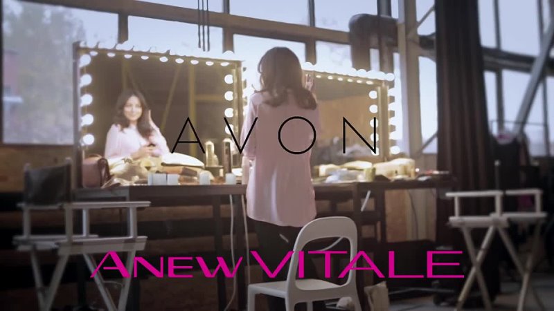 Асель сагатова в бэкстейдж рекламного ролика anew vitale