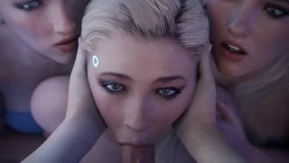 Detroit become human supercut oral, anal, futa/trans, big tits, group, multiple penetration