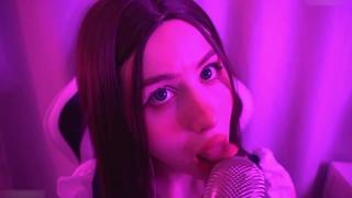 Asmr himiko toga licking your face and drink porn patreon by asmr  