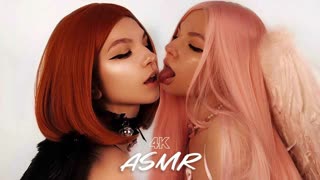 Soly asmr 20230326 asmr twins angel and demon ｜ licking 3dio, eating ears, unintelligible whisper｜ликинг｜ #asmr #асмр