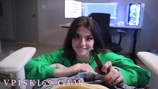 Juicy Hannah is learning to make a blowjob on a member of porn romp Penetrate homemade porno amateur teenage homnography youthful housewash 