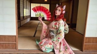 Sweetie fox / moonfleur | onlyfans | passionate fuck with busty kitsune in onsen (4k)