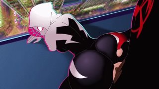 Across the spider verse dart spider gwen / гвен стейси