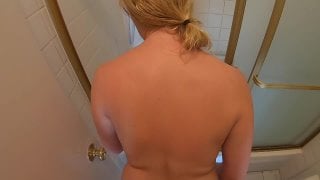 Stepmom wants sex when she catches her stepson peeping on her in the shower