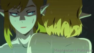 [maplestar] actual zelda canon full the legend of zelda link romantic sex moaning