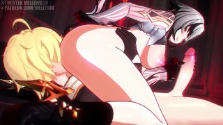 Arlecchino genshin impact porn sex r34 porn video on BrownPorn