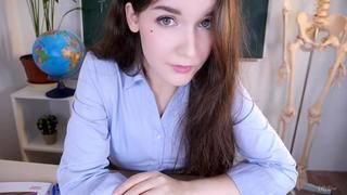 Kittyklaw asmr a schoolgirl forgives help from a teacher/ talking with scratching body