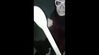 Tunisian sfaxian mistress punishes her hijabi slave