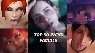 3d compilation top 3d picks facials