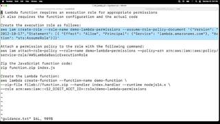 004 11 3 demo deploy a lambda function (cli)