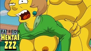 Homer fucks mrs krabappel hard (the simpsons)