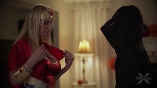 A trick & a treat 2 dick chibbles, juan loco, blonde milf with curvy body