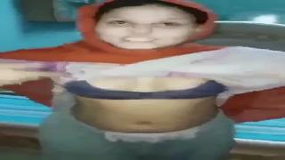 Pashto girl showing boobs (telegram id @pakimaall) mp4