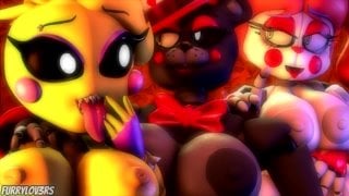 Fnaf sexy toy chica compilation (high)