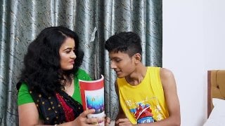 A step mom seduces her step son, hardcore sex