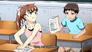 Hentai хентай 18+ shishunki no obenkyou [субтитры]