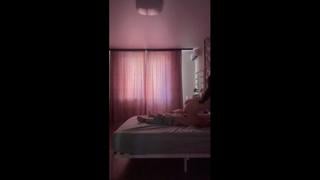 Stayed at her friend's place and walked in naked on her friend's boyfriend, real russian with talking, sleeping not staged [14]