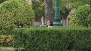 Bralessforever | elfa in a tiny top | nude in public | flash 18+