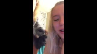 Two blondes topless on periscope