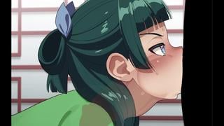 Монолог фармацевта мао мао заглатывает большой член целиком irrumatio maomao