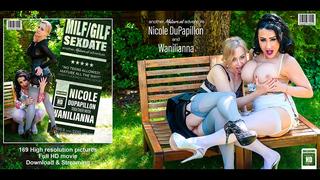 Nicole Dupapillon ( Eu) ( 61) , Wanilianna ( 48) Big Older Pussy Lips Nicole Dupapillon Has Lesbo Sex With